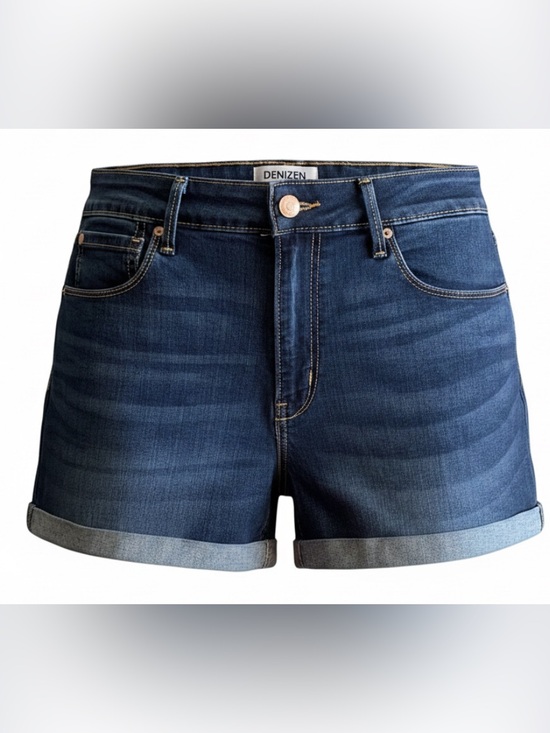 Denizen by Levi’s Pants - Denizen by Levi’s High Rise, Cuffed, Dark Wash Shorts Size14